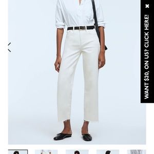 Madewell Perfect Vintage Wide Leg Crop